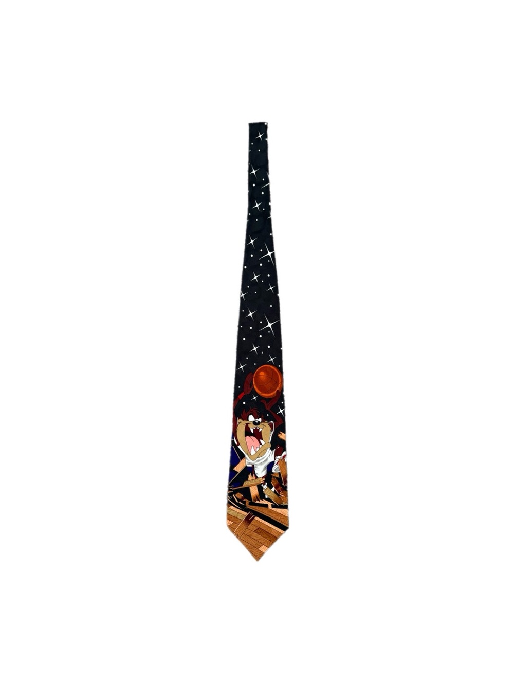 Vintage 90s Looney Tunes Space Jam Taz/taz Print Men's Ties